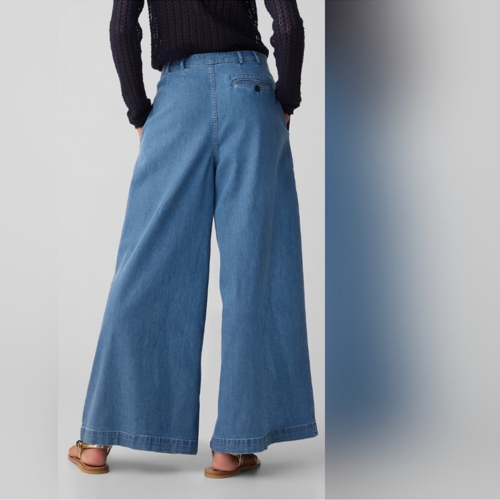 Gap x Doen Denim High Rise Trousers - Picture 5 of 8